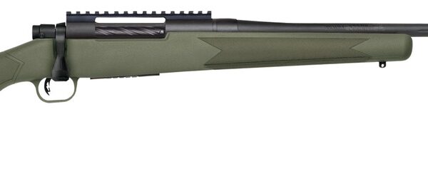 Mossberg 28224 Patriot  7mm PRC 3+1 24" Matte Blued Fluted Threaded Barrel, OD Green Synthetic Stock