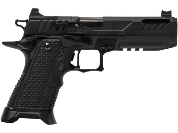 Oa Defense  2311 Pro Elite Full Size 9mm Luger 21+1 5" Black DLC Steel Optic Ready/Serrated Slide, Black Aluminum Frame w/Picatinny Rail, Black Aluminum Grip, Ambidextrous