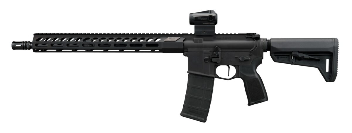 Sig Sauer RM400556N16BFORGE M400 Forge 5.56 NATO 30+1 16" Black Anodized Alloy Receiver w/Picatinny Rail, M-LOK Handguard, Magpul SL-K Black Polymer Stock, Black Polymer Grip, Sig ROMEO MSR Gen II Red 1 196989