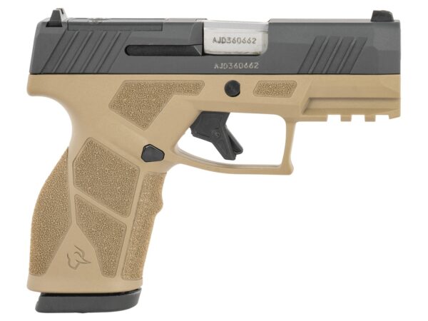 Taurus 1-GX2P931F GX2 T.O.R.O. Compact 9mm Luger 13+1 3.38" Stainless Steel Barrel, Matte Black Stainless Steel Optic Ready/Serrated Slide, Flat Dark Earth Stainless Steel Frame w/Picatinny Rail, Text