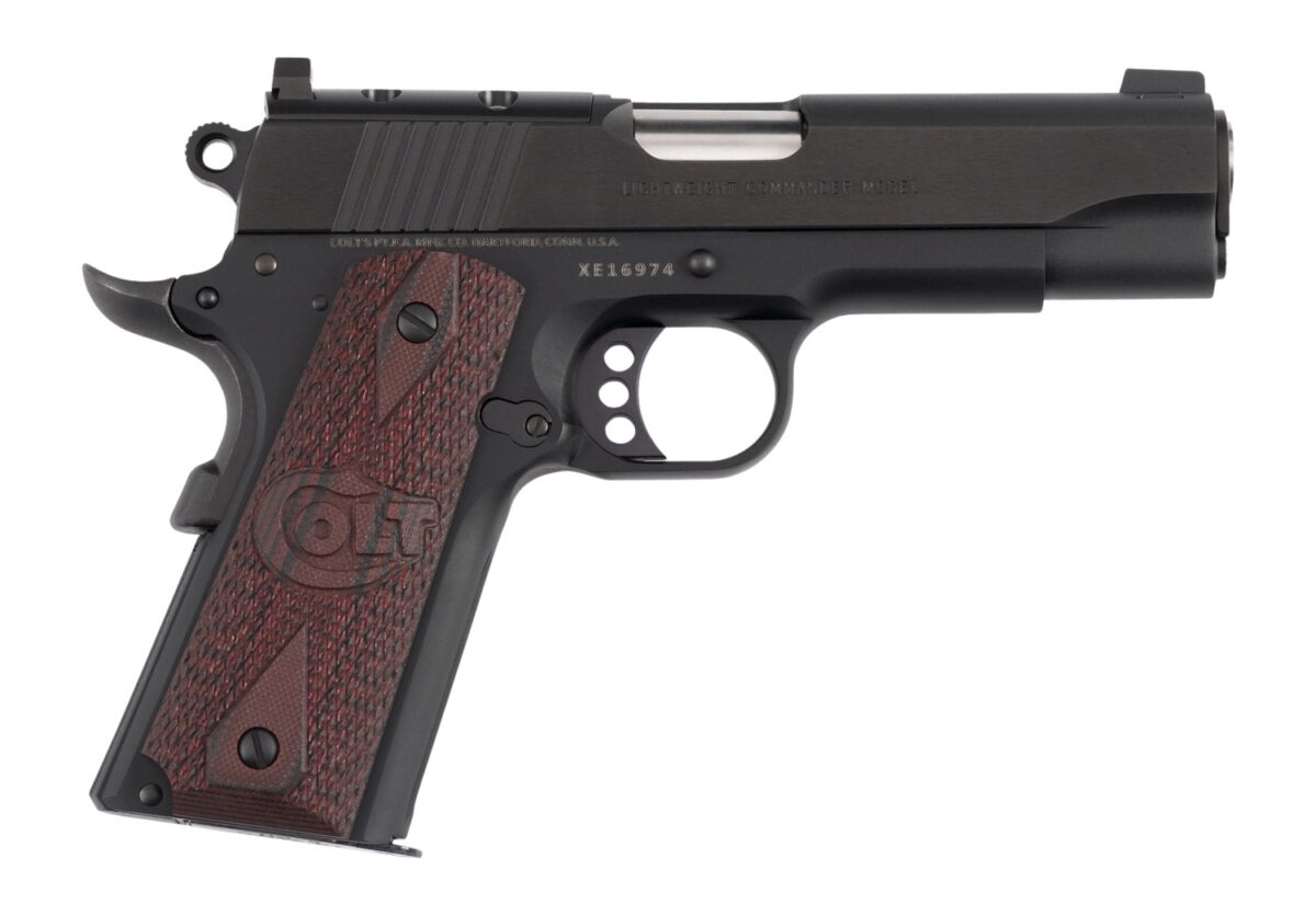 Colt Mfg O4842XEOR Commander Lightweight 9mm Luger 9+1 4.25" Stainless National Match Barrel, Blued Steel Optic Ready/Serrated Slide, Blue Anodized Aluminum Frame w/Beavertail 1 197667