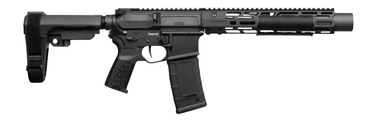 CMMG 30A0ED0-AB Zeroed Banshee Mk4 300 Blackout 30+1 6.50" Black Nitride Threaded Barrel, Black Armor Cerakote Aluminum Receiver w/Picatinny Rail, M-LOK Handguard, Black Polymer CMMG RipBrace, CMMG Ze 1 198230