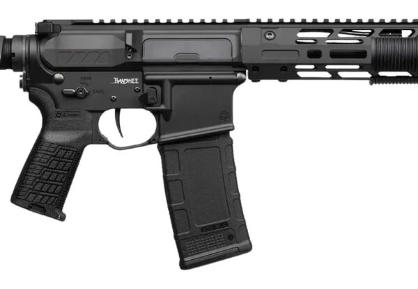 CMMG 30A0ED0-AB Zeroed Banshee Mk4 300 Blackout 30+1 6.50" Black Nitride Threaded Barrel, Black Armor Cerakote Aluminum Receiver w/Picatinny Rail, M-LOK Handguard, Black Polymer CMMG RipBrace, CMMG Ze