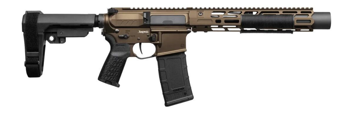 CMMG 30A0ED0-MB Zeroed Banshee Mk4 300 Blackout 30+1 6.50" Black Nitride Threaded Barrel, Midnight Bronze Cerakote Aluminum Receiver w/Picatinny Rail, M-LOK Handguard, Black Polymer CMMG RipBrace, CMM 1 198234