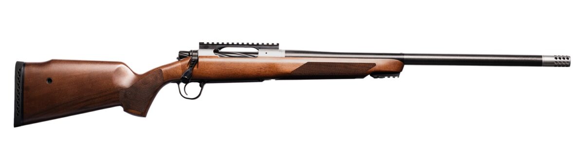 Christensen Arms 80106010300 Ridgeline Safari Plains Game Full Size 7mm BC 20" Carbon Fiber Match Grade Threaded Barrel, Stainless Drilled & Tapped Receiver, Picatinny Rail Forend European Walnut Fixe 1 198280