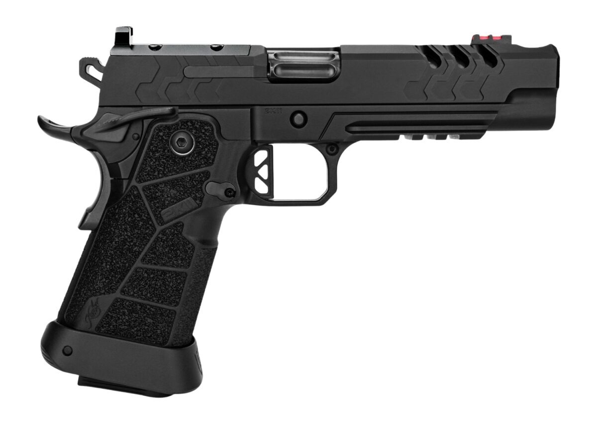 Kimber Mfg, Inc 3500103 2K11 Pro Comp Full Size Frame 9mm Luger 20+1 5" Compensated Barrel, Black Stainless Steel Lightening Cut/Optic Ready/Serrated Slide, Black Stainless Steel Frame w/Beavertail & 1 199276