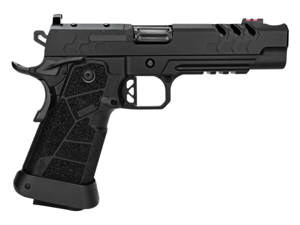 Kimber Mfg, Inc 3500103 2K11 Pro Comp Full Size Frame 9mm Luger 20+1 5" Compensated Barrel, Black Stainless Steel Lightening Cut/Optic Ready/Serrated Slide, Black Stainless Steel Frame w/Beavertail &