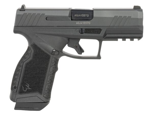 Taurus 1-GX4CR941-5X10 GX4 Carry Compact 9mm Luger 15+1 3.70" Satin Black DLC Barrel, Black Gas Nitride Alloy Steel Serrated Slide, Matte Black Stainless Steel Frame w/Picatinny Rail, Interchangeable