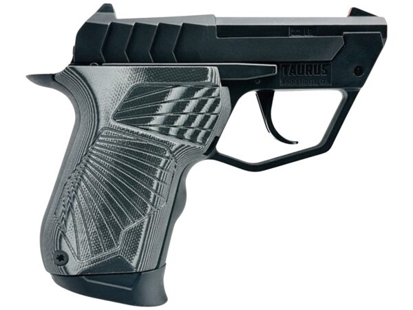 Taurus 1-22TUC131-GRG10 22TUC  Micro-Compact Frame 22 LR 9+1 2.50" Black Barrel, Serrated Slide & Black Polymer Frame, G10 Grip