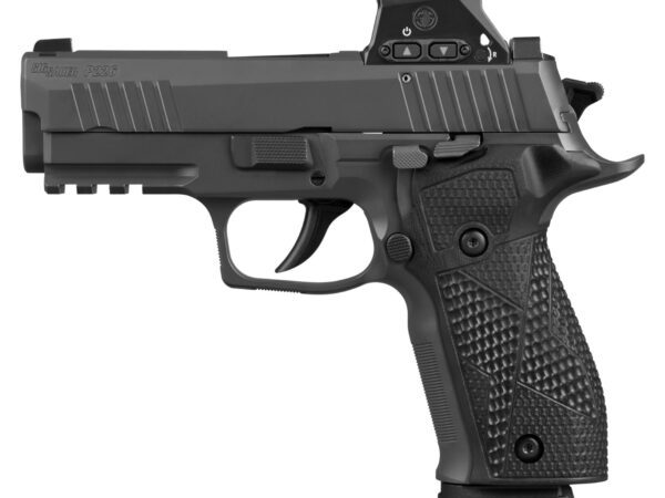 Sig Sauer 226XCA9RXSL P226X w/Optic Carry 9mm Luger 18+1 3.80" Black Bull Barrel, Matte Black DLC Stainless Steel Serrated w/Optic Slide, Black Anodized Alloy Frame w/Picatinny Rail, Black Hogue G10 G