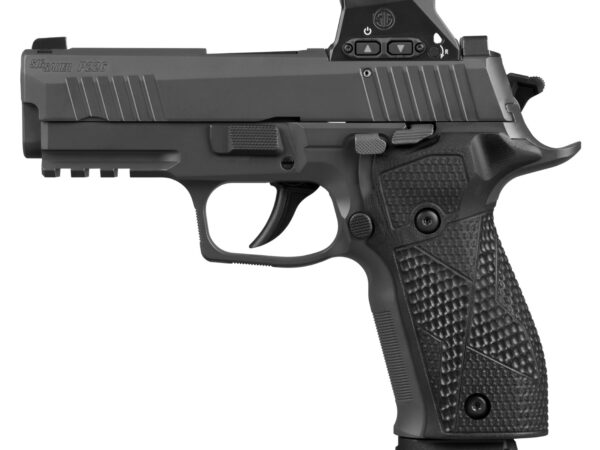 Sig Sauer 226XCA9RXSL10 P226X w/Optic Carry 9mm Luger 10+1 3.80" Bull Barrel w/Target Crown, Matte Black DLC Stainless Steel Serrated w/Optic Slide, Black Anodized Alloy Frame w/Picatinny Rail, Black
