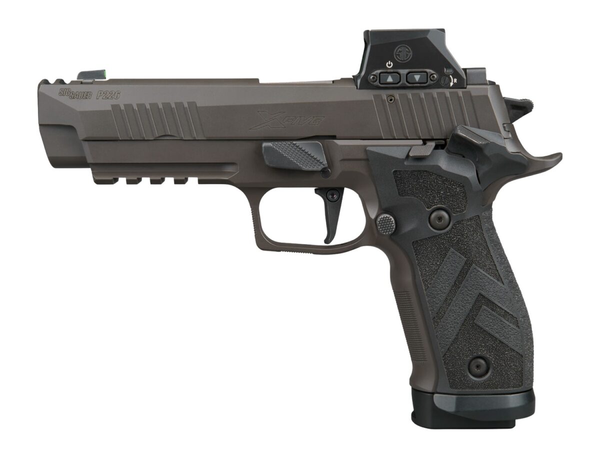 Sig Sauer 226X59LEGIONSAORXSL P226 X5 Legion w/Optic Full Size 9mm Luger 20+1 4.40" Legion Gray Cerakote Stainless Steel Integrated Compensator/Serrated w/Optic Slide & Alloy Frame w/Picatinny Rail, L 1 200680