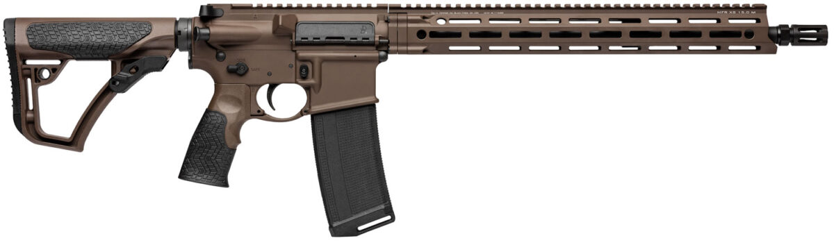 Daniel Defense 0212802338047 DDM4 V7 5.56x45mm NATO 30+1 16" Threaded Barrel w/Flash Suppressor, Mil-Spec Brown Cerakote, 6 Position Stock w/SoftTouch Overmolding 1 22671
