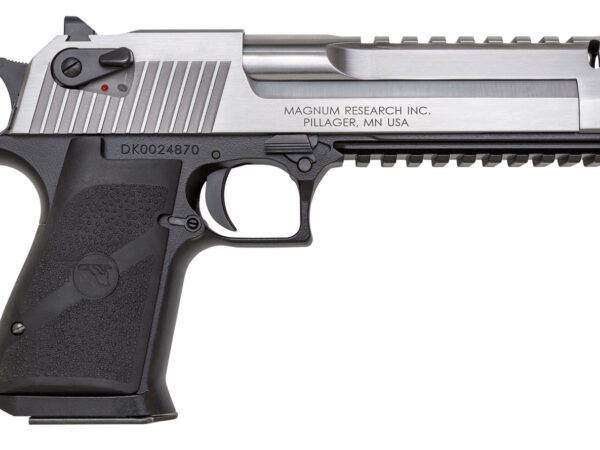 Magnum Research DE50ASIMB Desert Eagle Mark XIX L6 50 AE 6" 7+1 Black Hardcoat Anodized Aluminum Frame Stainless Steel Slide Black Polymer Grip