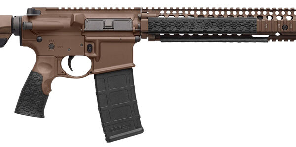 Daniel Defense 0208815126011 DDM4 M4A1 5.56x45mm NATO 30+1 14.50" Barrel w/Flash Suppressor, Mil-Spec Brown Cerakote, 6 Position Stock w/SoftTouch Overmolding