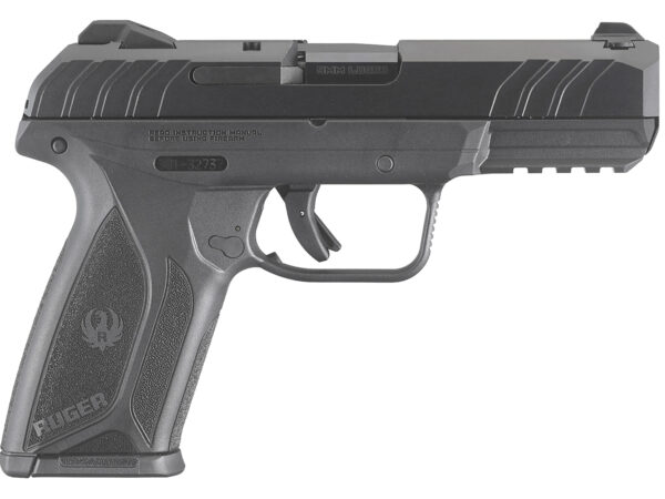 Ruger 3811 Security-9  9mm Luger 10+1 4" Black Steel Barrel, Black Oxide Serrated Steel Slide, Black Polymer Frame w/Picatinny Rail, Black Polymer Grip