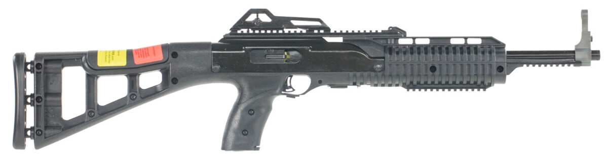 Hi-Point 4595TS 4595TS Carbine 45 ACP 9+1 17.50" Threaded Barrel, Black Metal Finish, Black All Weather Skeletonized Stock & Black Polymer Grip 1 69681