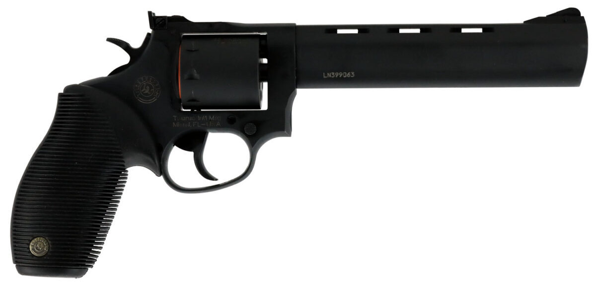 Taurus 2-992061 992 Tracker 22 LR, 22 WMR 9rd 6.50" Overall Matte Black Oxide Finish Steel with Black Ribber Grip 1 75413