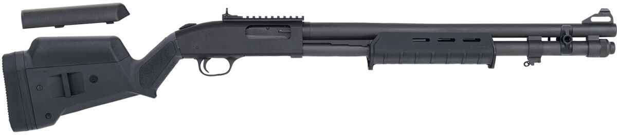 Mossberg 51773 590A1 Tactical 12 Gauge 3" 8+1 20" Parkerized Heavy-Walled Barrel Black Rec Black Fixed Magpul SGA/MOE Stock Right Hand 1 97006