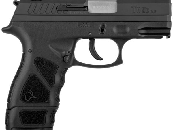 Taurus 1TH9C031 THc  Compact 9mm Luger 17+1 3.54" Matte Stainless Steel Barrel, Matte Black Serrated Slide, Black Polymer Frame w/Picatinny Rail, Black Finger Grooved Polymer Grip Right Hand