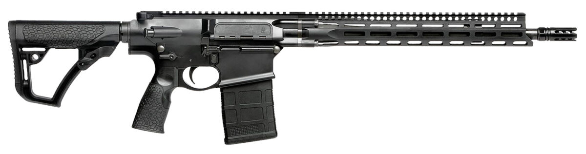 Daniel Defense 0215707258047 DD5 V3 7.62x51mm NATO 16" 20+1 Black Hard Coat Anodized Black Phosphate 6 Position w/SoftTouch Overmolding Stock Black Polymer Grip 1 114978