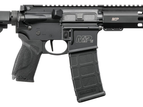 Smith & Wesson 13320 M&P15  Pistol 223 Rem,5.56 NATO 30+1 7.50" Black Armornite Barrel Matte Black Rec Black Adjustable Arm Brace Stock Black Interchangeable Palmswell Grip Right Hand