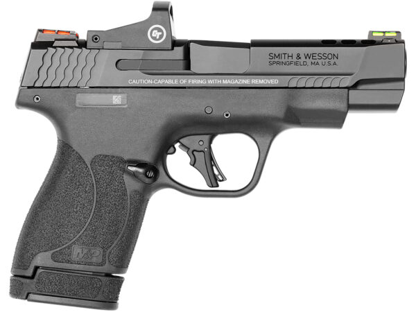 Smith & Wesson 13253 Performance Center M&P Shield Plus 9mm Luger 4" Ported 10+1,13+1 Black Matte Black Armornite Stainless Steel Ported Slide Black Polymer Grip (No Manual) Crimson Trace Red Dot