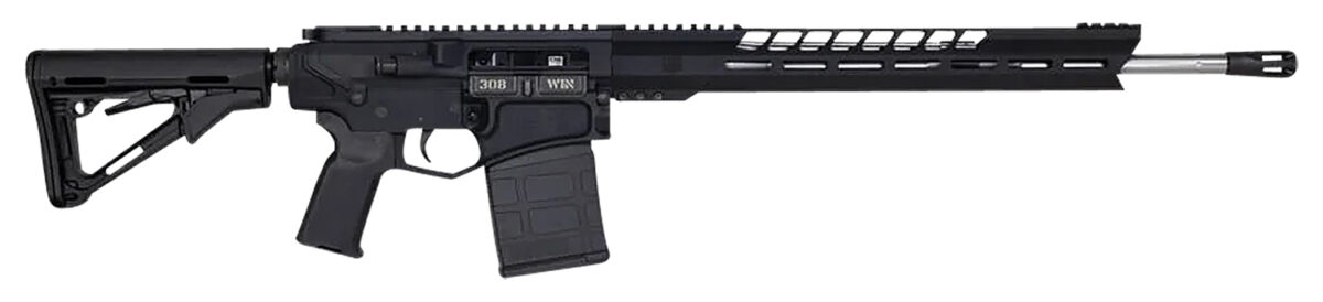 Diamondback DB1032C001 DB10 308 Win 18" 20+1 Black Adjustable Magpul CTR Stock Black Magpul MOE K2 Grip with Black Gold Lower 15" M-Lok 1 141091
