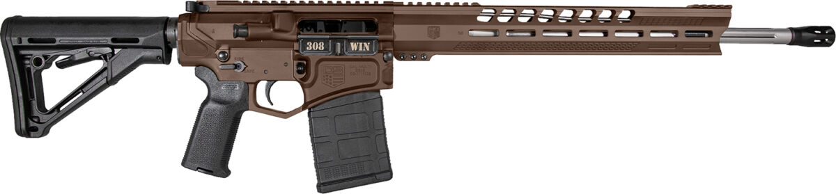 Diamondback DB1032C071 DB10 308 Win 18" 20+1 Midnight Bronze Adjustable Magpul CTR Stock Black Magpul MOE K2 Grip with Black Gold Lower 15" M-Lok 1 141093