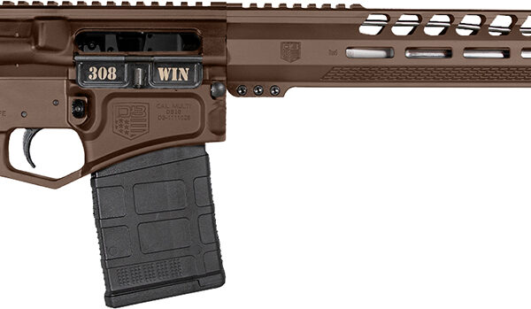 Diamondback DB1032C071 DB10  308 Win 18" 20+1 Midnight Bronze Adjustable Magpul CTR Stock Black Magpul MOE K2 Grip with Black Gold Lower 15" M-Lok
