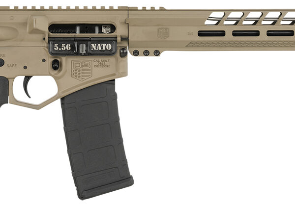 Diamondback DB1731K061 DB15  5.56x45mm NATO 16" 30+1 Flat Dark Earth Adjustable Magpul CTR Stock Black Magpul MOE K2 Grip with Black Gold Lower