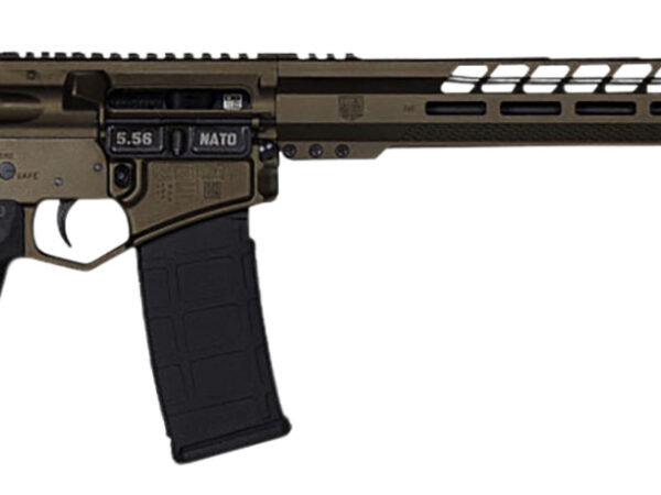Diamondback DB1731K071 DB15  5.56x45mm NATO 16" 30+1 Midnight Bronze Adjustable Magpul CTR Stock Black Magpul MOE K2 Grip with Black Gold Lower