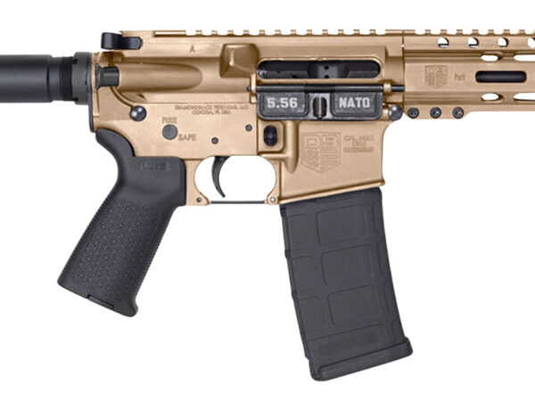 Diamondback DB1912K061 DB15 AR Pistol Carbine Length 5.56x45mm NATO 30+1 7" Heavy Barrel w/A2 Flash Hider, 6" M-Lok Handguard, Flat Dark Earth Buffer Tube Foam Pad Stock, Magpul MOE Grip
