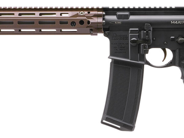 Daniel Defense 0219104238047 M4A1 RIII 5.56x45mm NATO 14.50" 30+1, Black Rec/Furniture, OEM Stock & Grip, 12.50" FDE M-Lok Handgaurd, Ambi Controls, Pinned & Welded Flash Hider