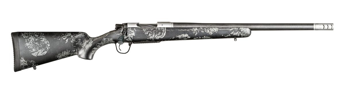 Christensen Arms 8010614300 Ridgeline FFT Full Size 7mm Rem Mag 3+1, 22" Stainless Steel Threaded Barrel, Stainless Aluminum Receiver Black w/Gray Accents Fixed Sporter w/Flash Forged Technology Stock 1 145955 1