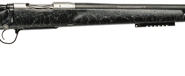 Christensen Arms 8011001200 Traverse  7mm Rem Mag 3+1 26" Threaded Barrel, Natural Stainless, Black with Gray Webbing Stock