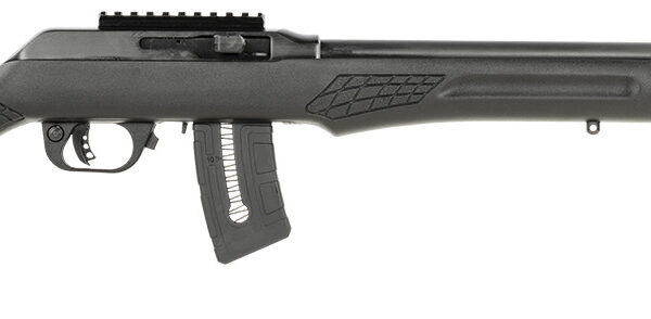 Rossi RS22W2111-TH RS22  Semi-Auto 22 WMR 10+1 21" Threaded Barrel, Black, Fixed Synthetic Stock