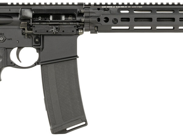 Daniel Defense 0219110613047 M4A1 RIII 5.56x45mm NATO 14.50" 30+1, Black, OEM Stock & Grip, 12.50" M-Lok Handgaurd, Ambi Controls, Pinned & Welded Flash Hider