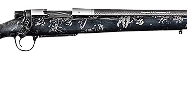 Christensen Arms 8010622200 Ridgeline FFT TI Full Size 6.5 PRC 3+1 20" Stainless Threaded Barrel, Drilled & Tapped Aluminum Receiver, Black w/Gray Accents Fixed Sporter Carbon Fiber Stock, Right Hand