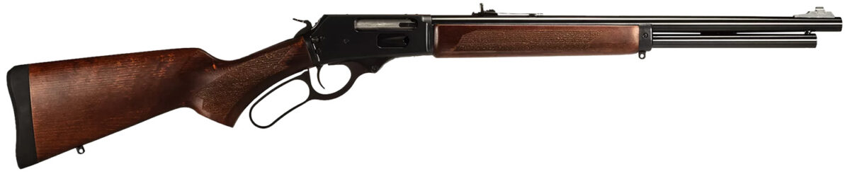 Rossi 954570201 R95 45-70 Gov 6+1 20" Black Oxide Steel Barrel & Receiver, Fixed Hardwood Stock 1 160016