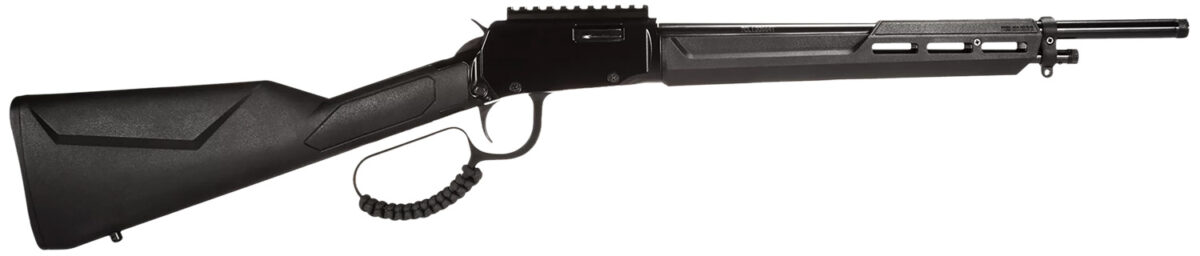 Rossi RL22161ST Rio Bravo Tactical 22 LR 10+1 16.50" Polished Black Oxide Steel Threaded Barrel, Picatinny Rail Matte Black Aluminum Receiver, Fixed Black Synthetic Stock 1 160019
