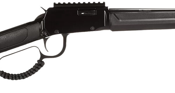 Rossi RL22161ST Rio Bravo Tactical 22 LR 10+1 16.50" Polished Black Oxide Steel Threaded Barrel, Picatinny Rail Matte Black Aluminum Receiver, Fixed Black Synthetic Stock
