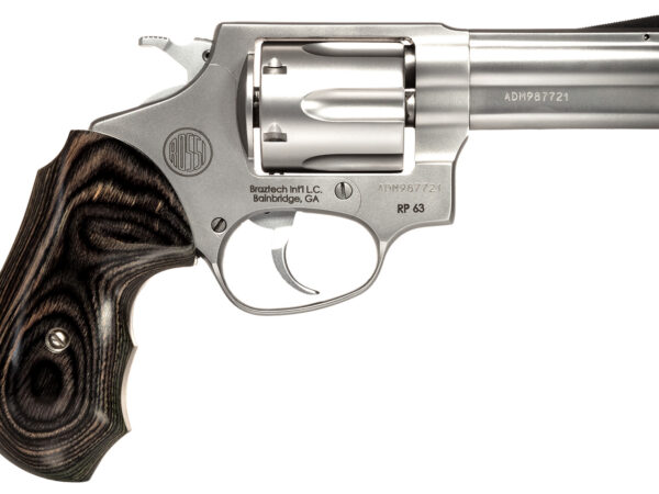 Rossi 2-RP639WD1 RP63  Small Frame 357 Mag 6rd 3" Stainless Steel Barrel, Cylinder & Frame Black/Gray Laminate Grip, Hammer Block Safety, Exposed Hammer