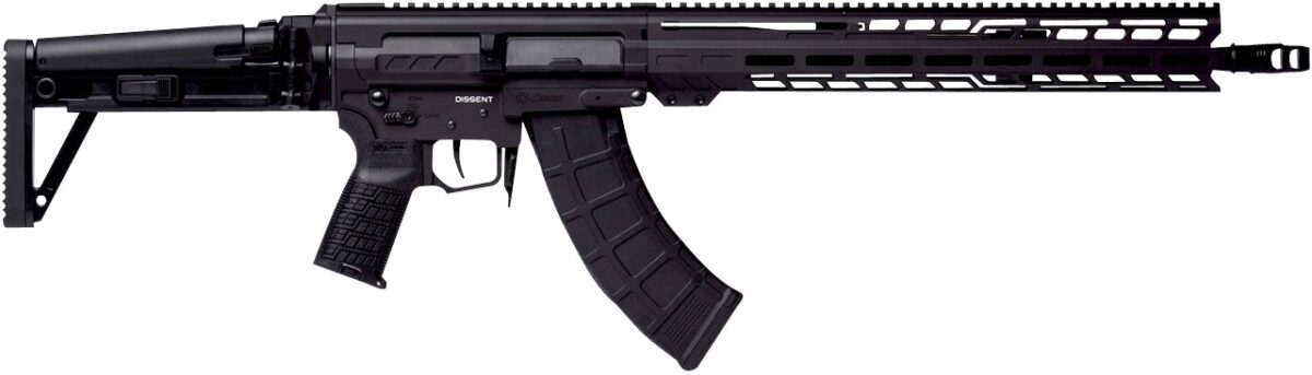CMMG 86AD60BAB Dissent MK47 7.62x39mm 30+1 (2) 16.10", Black Armor, Side Charging Handle Rec, 15" M-Lok Handguard, Side Folding Stock, Zeroed Grip, Muzzle Brake, 60/90 Ambi Safety, Adj. Gas Block 1 160297