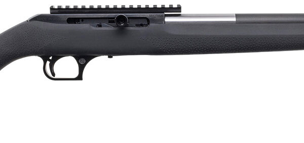 Magnum Research SBA22WMH Magnum Lite Straight Bolt 22 WMR 9+1 19" Black Threaded Barrel, Black Anodized Aluminum Receiver w/Picatinny Rail, Black Hogue OverMolded Polymer Stock