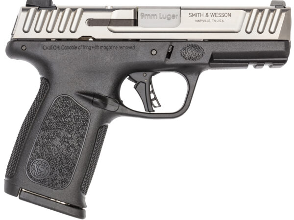Smith & Wesson 13931 SD9 2.0  Compact Frame 9mm Luger 16+1, 4" Stainless Steel Barrel, Satin Stainless Steel Serrated Slide, Black Polymer Frame w/Picatinny Rail, Black Textured Polymer Grip
