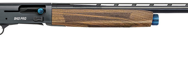 Mossberg 85147 940 Pro Sporting Full Size 12 Gauge Semi-Auto 3" 4+1 30" Gloss Blued Vent Rib Barrel, Tungsten Gray w/Blue Accents Stainless Steel Receiver, Adjustable Walnut Stock, Right Hand