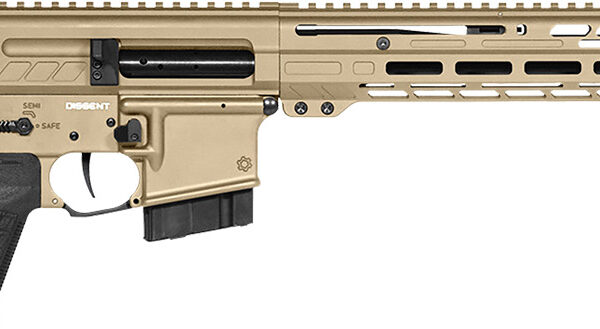 CMMG 28A490FCT Dissent MK4 22 ARC 10+1 16.10" Coyote Tan Cerakote Picatinny Rail Aluminum Receiver, M-LOK Handguard, Black CMMG Dissent Side Folding Stock, Zeroed Drop-In Single Stage Trigger