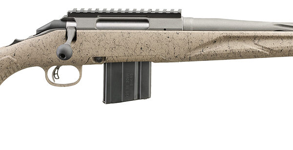 Ruger 46927 American II Ranch Full Size 6.5 Grendel 10+1 16.10" Cobalt Cerakote Spiral Fluted Threaded Barrel & Alloy Steel Receiver w/Picatinny Rail, Flat Dark Earth Splatter Adj LOP Synthetic Stock