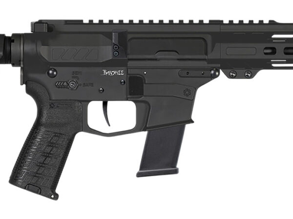 CMMG 10A570FAB Banshee MK10 10mm Auto 30+1 8" Black Nitride Medium Taper Threaded Barrel, EML 7" M-LOK Handguards, Black Armor Cerakote Aluminum Picatinny Rail Receiver, CMMG Zeroed Grips